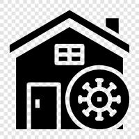 home, living, place, accommodation icon svg