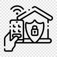 home security, home security systems, home security cameras, home security system icon svg