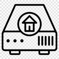 Home Server Hardware, Home Server Setup, Home Server Security, Home Server Software icon svg