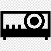 home theater, movie, cinema, projection icon svg