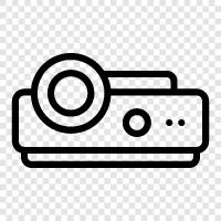 home theater, cinema, LCD, projector icon svg