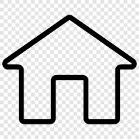 home, architecture, interior design, renovation icon svg