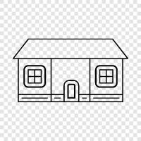 home, accommodation, rental, lease icon svg