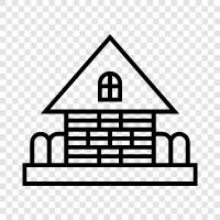 home, abode, dwelling, shelter icon svg