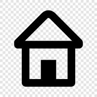 home, living, place, shelter icon svg