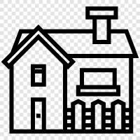 Home, Place, Residence, Building icon svg