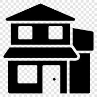 Haus, Immobilien, Vermietung, Verkauf symbol