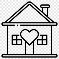 homes, real estate, rental properties, condos icon svg