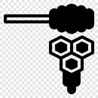 Honigbiene, Honigproduktion, Honigwaben, Honigernte symbol