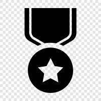 Honor, Recognition, Bravery, Valor icon svg