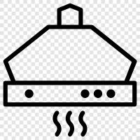 hood, cooker, cooking, kitchen icon svg