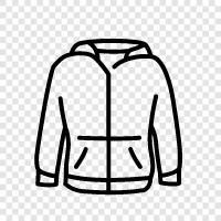 hoodie, jacket, winter, coat icon svg