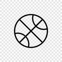 hoop, ball, sport, Basketball icon svg