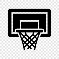 hoop, basketball court, dribbling, shooting icon svg