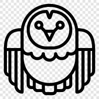 hoot, screech, cry, beak icon svg