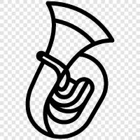 Horn, Trumpet, Music, Music Education icon svg