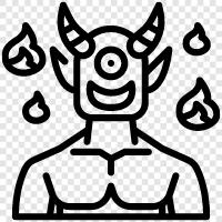 Horror, Monsters, Creepy, Jaws icon svg