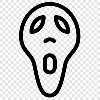 Horror, Thriller, Supernatural, Ghost icon svg