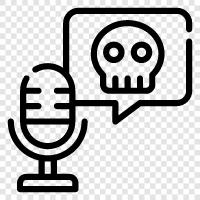 horror stories, horror movies, horror games, horror books icon svg