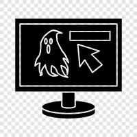 horror website, spooky website, creepy website, scary site icon svg