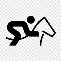 horses, riding, horseback riding, horse racing icon svg