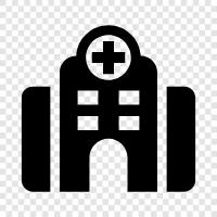 hospital care, hospitalization, medical care, surgery icon svg