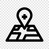 hospital location map, hospital locations, hospital location icon svg