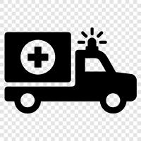 Krankenhaus, EMS, Sanitäter, medizinischer Notfall symbol