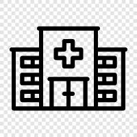 hospital, hospital building design, hospital architecture, hospital design icon svg