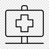 hospital, health, sick, emergency icon svg