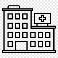 hospitalization, medical, health, doctor icon svg