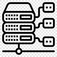 hosting, data center, web hosting, domain name registrar icon svg