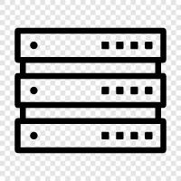 hosting, web hosting, server administration, server security icon svg