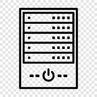 hosting, web server, Apache, MySQL icon svg