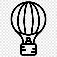 hot air balloon, air balloon ride, air balloon photography, air balloon icon svg