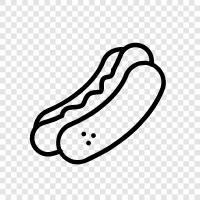 hot dogs, frankfurters, sausage, wiener icon svg