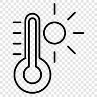 hot, cold, weather, heat icon svg