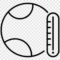 hot, cold, degrees, Fahrenheit icon svg