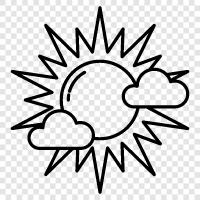 hot summer, hot weather conditions, hot weather forecast, hot weather warning icon svg