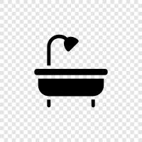 hot tub, spa tub, whirlpool tub, bathtub icon svg