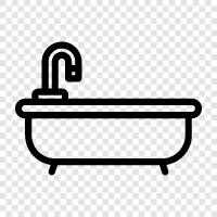 Hot Tub, Spas, Swimming Pools, Bath Tube icon svg