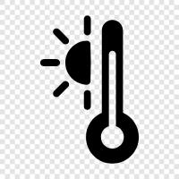 hot, cold, degrees, Fahrenheit icon svg