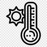 hot, cold, warm, cool icon svg