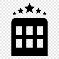 hotel, star, luxury, 5 star icon svg