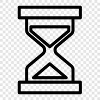 hourglass, sand timer, sand timer glass, hourglass timer icon svg