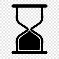 Hourglass, incomplete, puzzle, game icon svg