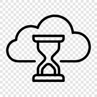 hourglass, time, sand, glass icon svg