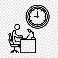 hours, work, time, overtime pay icon svg