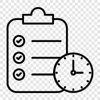 hours worked, overtime, shift work, labor laws icon svg