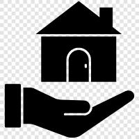 House, Property, Mortgage, Rent icon svg